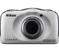 Nikon COOLPIX S33 Tough Digital Camera - White